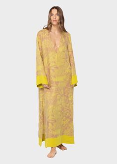 Serengeti Kaftan Dress-niLuu Linen Fiber, Silk Kaftan Dress, Cupro Fabric, Kaftan Style, Silk Kaftan, Inner Goddess, Kimono Dress, Kaftan Dress, Style Maxi Dress