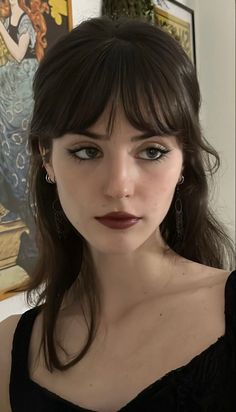 Portret Feminin, Smink Inspiration, Lily Rose Depp, Dream Hair, French Girl, Kate Moss, Pretty Makeup, Cute Makeup, Dark Hair