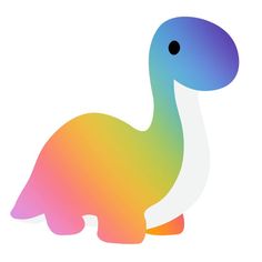 an image of a colorful dinosaur on a white background