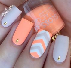 Orange Nail, Nagellack Trends, Matte Nail Polish, Bright Summer Nails, Super Nails, Great Nails, Nails Gel, Cute Nail Designs, Matte Nails