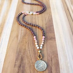 108 Bead Malas - Mala Beads Made With 108 Beads - #Garnet #Love #Gemstones #Mala #Necklace #Pendant Made in the USA Aquarius Jewelry, Libra Jewelry, Photographing Jewelry, Jewelry Photography Styling, Malachite Jewelry, 108 Mala Beads, Chakra Jewelry, Garnet Jewelry, 108 Bead