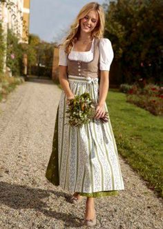 Traditional Bavarian Dirndl - charming Traditional German Clothing, German Traditional Dress, German Costume, German Women