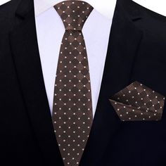 Brown Geometric Tie Introducing our stunning brown necktie, adorned with a striking geometric diamonds pattern! Crafted from high-quality materials, this tie exudes both refinement and style, making it the perfect accessory for any occasion. The rich, warm tones of brown offer a sense of depth and sophistication, while the intricate geometric diamonds pattern adds a contemporary touch that is sure to turn heads. Whether you're dressing up for a formal event or looking to add some flair to your e Elegant Brown Suit And Tie Accessories For Office, Elegant Brown Suit And Tie Accessories With Pocket Square, Elegant Patterned Ties For Formal Occasions, Elegant Patterned Ties For Semi-formal Occasions, Elegant Formal Patterned Ties, Classic Patterned Neckwear For Business, Classic Patterned Suit And Tie Accessories For Formal Occasions, Classic Patterned Suit And Tie Accessories, Elegant Formal Patterned Neckwear