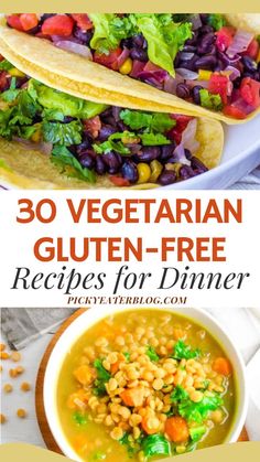 vegetarian gluten - free recipes for dinner