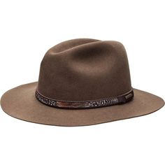 Western Style Fur Felt Fedora With Flat Bill, Country Style Fedora Felt Hat For Winter, Country Style Winter Fedora Felt Hat, Country Style Fedora Hat For Winter, Country Style Fur Felt Fedora For Winter, Casual Fur Felt Hat With Curved Brim, Casual Fur Felt Flat Brim Hat, Country Style Wool Fedora With Curved Brim, Casual Fur Felt Hat With Flat Brim