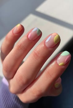 Pretty Easter Nails Art Ideas for April nails 2022 Really Short Easter Nails, Minimalist Easter Nails, Easter Neutral Nails, Easter Nails 2024 Simple, Easter Inspired Nails Pastel Colors, April Nails Ideas Easter, Easter Nail Designs French Tips Pastel Colors, Easter Speckled Nails, Easter Manicure