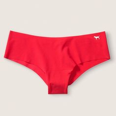 Brand New With Tags Victoria’s Secret Pink Red Cheekster No Show Seamless Panties Size Xxl Red Stretch Pajama Shorts For Loungewear, Pink Boyshorts, Panty Style, Pink Brand, Cheeky Bikinis, Pink Love, Pink Print, Vs Pink, Victoria's Secret Pink