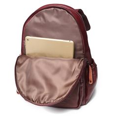 YOUR CONVENIENCE COMES FIRST Fashion and stylish, large capacity Material: PU Leather Large capacity to carry books, tablet, phone, umbrella, and other accessories which are needed on daily basis. Style: Backpack, handbag Size: 31cm (Height) x 26cm (Length)x 15cm (Width) Model Number: WBP-9010-MR OUR GUARANTEE If you don't have a positive experience for ANY reason, we will do WHATEVER it takes to make sure you are 100% satisfied with your purchase. Buying items online can be a daunting task, so Leather School Backpack With Cell Phone Pocket, Leather Backpack With Cell Phone Pocket For School, School Softback Bag With Cell Phone Pocket, Backpack Handbag, Tablet Phone, Girl Backpacks, Sling Backpack, Womens Backpack, Wallet Case