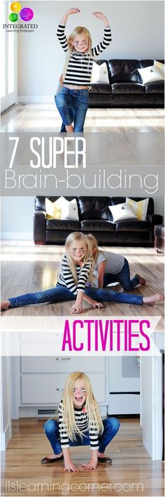 7 Super Brain-building Gross Motor Activities for Kids | ilslearningcorner.com #kidsactivities Gross Motor Activities For Kids, Integrated Learning, Brain Activity, Gym Games, Brain Gym, Learning Tips, Gross Motor Activities, Ornaments Homemade, Motor Skills Activities