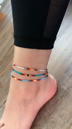 Beaded Ankle Bracelets, Country Jewelry, Beaded Ankle, Beaded Jewelry Necklaces