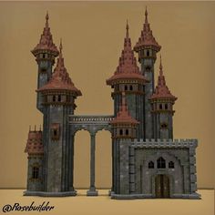 Minecraft Houses Castle, Minecraft Medieval Buildings, Themed Houses, Minecraft Castle Designs, Cute Minecraft, Minecraft Statues, Bangunan Minecraft, Minecraft Pictures