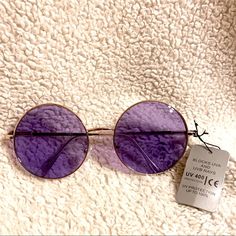 Nwt Round Lens Purple Tint Blocks Uvb & Uva Rays Gentle Monster Sunglasses, Character Details, Tinted Glasses, Purple Sunglasses, Edgy Jewelry, Elephant Bracelet, Silver Elephants, Pink Chanel, Trendy Sunglasses