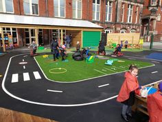 Hillcrest Academy's EYFS Playground Development | Pentagon Play Outside Role Play Areas Eyfs, Eyfs Stage Area Outside, Reception Outdoor Area Eyfs, Eyfs Outdoor Stage Area, Outstanding Eyfs Outdoor Areas, Eyfs Areas Of Learning, Outdoor Area Ideas, Classroom Stations