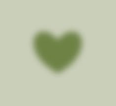 a green heart on a gray background