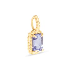 10K Solid Yellow Gold Tanzanite: Approx 0.6ct Pendant Size: 6 x 8.5mm Bail inside dimension: 2.25mm x 3.5mm Chain sold separately Please note that all stones are unique and colors will vary slightly Yellow Gold Sapphire Dangle Jewelry, Yellow Gold Gemstone Charms For Gift, Sterling Silver Gemstone Charms For Gifts, Sterling Silver Birthstone Pendant Charms, Faceted Tanzanite Jewelry Gift, Faceted Tanzanite Jewelry For Gifts, Tanzanite Birthstone Pendant, Tanzanite Birthstone Pendant Jewelry, Sapphire Dangle Diamond Jewelry