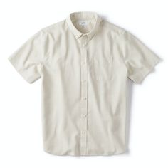 A wrinkle-resistant men’s linen shirt purpose-built for travel Classic Linen Short Sleeve Shirt For Everyday, Summer Travel Cotton Shirt, Classic Linen Shirt For Vacation, Classic Unstructured Short Sleeve Linen Shirt, Travel Free, Linen Short Sleeve, Linen Short, Wrinkle Free, Linen Shirt