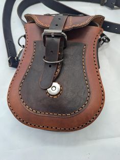 Hand Crafted Leather Bag With Magnetic Clasp - Etsy Magnetic Clasp, Leather Craft, Purses And Handbags, Labour Day, Leather Bag, Shoulder Bags, Hand Crafted, Accessory Gift, Bathing Beauties