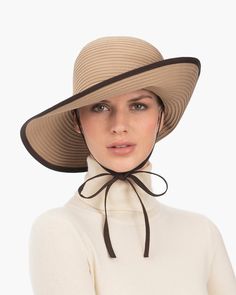 If you need a year round sun protection hat, consider this soft women's crusher of row on row spiral stitched grosgrain ribbon that will take you from summer into fall and back again. The gently downturned brim can be worn in a variety of positions, which flatters most face shapes. Self chin ties secure Ribbon Skimmer on the windiest of days, either under the chin or behind a ponytail in back. Simply tuck chin ties inside the hat's crown, when not in use. Brim Span: 4"(10.2cm) Highest sun protec Spring Brown Hat With Upf 50+, Classic Sun Hat For Outdoor, Spring Brown Hats With Upf 50+, Adjustable Flat Brim Hat With Upf 50+, Adjustable Sun Hat With Upf 50+ And Curved Brim, Adjustable Beige Boater Hat With Upf 50+, Adjustable Fit Visor Hat With Upf 50+, Adjustable Upf 50+ Flat Brim Sun Hat, Brown Upf 50+ Curved Brim Hat