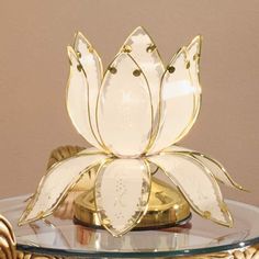 The Lotus Flower, Lotus Lamp, Photo Lamp, Flower Lamp, Montgomery Ward, Cute Bedroom Decor, Touch Lamp, Lamps For Sale, The Lotus