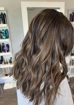 Short Expensive Brunette, Hairstyles Brunnets, Brunette Shadow Root Balayage Highlights, Low Light For Light Brown Hair, Glossy Mocha Hair Color, Carmal Highlight Formula, Dull Brown Hair Transformation, Straight Highlighted Hair Brunettes, Burnett Lowlights