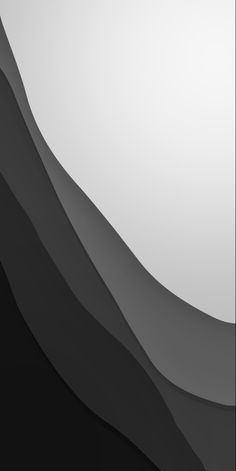 an abstract black and white background with wavy lines on the bottom right corner, in shades of gray