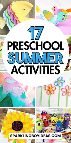 Preschool summer activities to love! Dive into our outdoor games for preschoolers, water play activities, and beach-themed activities for kids. Get creative with summer crafts for kids and easy preschool science experiments. Plan a preschool picnic or try some preschooler-friendly cooking projects. From seashell crafts, suncatcher crafts, ocean crafts, and beach crafts to a variety of other summer craft ideas. So make sure to try out our beach crafts for kids and toddlers. Summer Time Activities For Preschoolers, Fun Summer Activities For Kids Preschool, Summer Games For Preschoolers, Summer Activity For Toddlers, Easy Preschool Crafts Summer, Summer Activities For Kids 6-8, June Themes For Preschool, First Day Of Summer Activities, Fun In The Sun Crafts