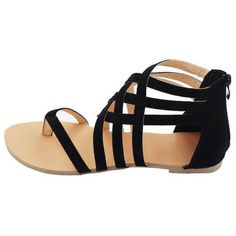 These gladiator-inspired sandals are sure to keep you looking cool during the hot season. With two trendy colors to choose from get yours today Rome Style, Hot Season, Trendy Colors, Rome, Casual Outfits, Sandals, Grey, Black, Color