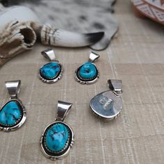 Raymond Yazzie Turquoise Pendants $50
Will fit your 6mm Navajo Pearls 💙