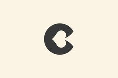 the letter c is made up of black and white letters, which are overlapping with each other