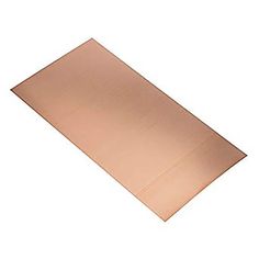 a sheet of copper foil on a white background