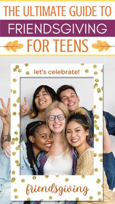 group of teens taking a photo with a friendsgiving selfie frame Youth Friendsgiving Ideas, Friendsgiving School Ideas, Middle School Friendsgiving, Homeschool Friendsgiving, Teen Fall Party Ideas, Friendsgiving At School