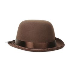 Club Pack of 12 Brown Old Fashioned Bowler Hat Costume Accessories Black Bowler Hat, Bowler Hat, Brown Hats, Women's Wardrobe, Sherlock Holmes, Costume Party, Party Hats, Costume Accessories, Detective