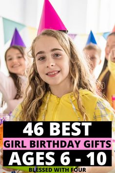 Stopping looking for the perfect 6 - 10 year old girl birthday gifts. It is right here in this amazing list! Birthday Gifts For 10 Year Girl, Birthday Goodie Bags, Christmas Gifts For Boys