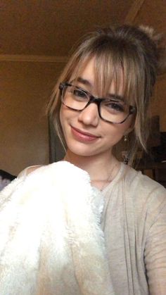 Glasses And Bangs Fringes, Blonde Hair With Bangs And Glasses, Bangstyle Hair Long Glasses, Soft Wispy Bangs With Glasses, Bun And Glasses Look, Long Bangs Glasses, Fringes With Glasses, Bangs For People With Glasses, Medium Hair With Bangs And Glasses