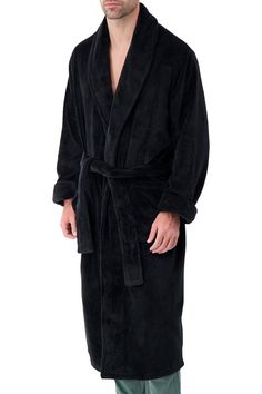 Heat Holders® Men's Spa Robe is a luxurious way to stay warm at home. We designed this robe using our super soft HeatWeaver® fabric which is perfect whether snuggling up by the fire, just stepping out of the shower or even working from your home office! Heat Holders® Men's Spa Robe has you covered in super warm super soft style! Our robe will comfortably fit any man up to 6'5" easily. We offer cuffs to be rolled up or down, two levels of belt loops and ample length to fit most all body types. Pl Men Spa, Man Up, The Shower, Stepping Out, Neck Warmer, Shawl Collar, Soft Style, The Fire, Mix Match