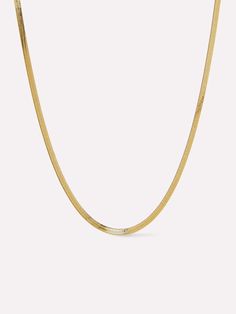 Herringbone Chain - Ina Mini Yellow Gold Delicate Snake Chain Necklace For Everyday, Everyday Yellow Gold Adjustable Snake Chain Necklace, Everyday Yellow Gold Delicate Snake Chain Necklace, Delicate Yellow Gold Snake Chain Necklace For Everyday, Everyday Gold Plated Herringbone Necklace, Classic Gold Snake Chain Necklace For Everyday, Gold Herringbone Necklace With Adjustable Chain For Everyday, Gold Plated Snake Chain Necklace For Everyday, Everyday Gold Plated Snake Chain Necklace