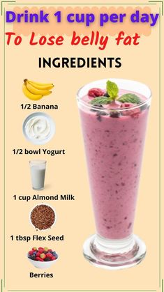 Flex Seed, Fat Burning Smoothie Recipes, Baking Powder Uses, Resep Diet, Fat Burning Smoothies, Makanan Diet