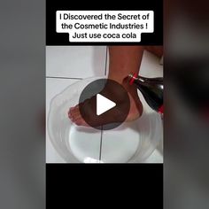 Cosmetics Industry, Foot Soak, Health Remedies, Dark Spots, Home Remedies, Coca Cola, Make Your Day, The Secret, Health And Beauty