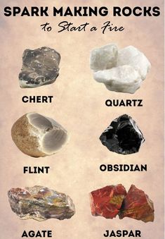 the different types of rocks and their names