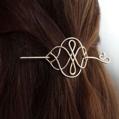 Sterling silver slide barrette Metal Hair Accessories, Jewelry Making Classes, Everyday Wear Jewelry, Silver Jewelry Design, Handmade Wire Jewelry, Diy Crafts Jewelry, Metallic Hair