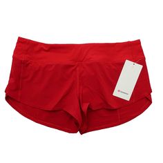 Lululemon Speed Up Lr Low Rise Shorts 2.5” Lined Dkrd Dark Red Size 10 *Please Note Color May Vary Slightly In Person Due To Lighting* Why Shop With Us? About Us We Have Been In Business For 7+ Years And Are Trusted Sellers With 22,000 Sales And Counting. Our Goal Is To Provide A Good Shopping Experience And Above Standard Customer Service. Please Reference Our Reviews. 100% Authentic All Of Our Products Are Purchased From Authorized Retailers. If You Have Any Questions We Are Here, Just Message Lululemon Red Shorts, Red Moisture-wicking Athletic Shorts For Yoga, Red Lululemon Shorts, Red Lululemon, Lulu Shorts, Wishlist 2024, Athletic Clothes, Low Rise Shorts, Lululemon Shorts