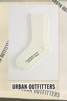 Simple knit trouser socks by Standard Cloth with a ribbed ankle cuff. Urban Outfitters exclusive. Features Standard Cloth trouser crew sock Ribbed knit socks Crew length UO exclusive Content + Care Includes 1 pair 85% Cotton, 13% polyester, 2% spandex Machine wash Imported Size Fits Men's shoe size 7-12 | Standard Cloth Trouser Crew Sock in Cream, Men's at Urban Outfitters Classic Cotton Socks For Winter, Cotton Socks With Ribbed Cuffs, Classic White Knee-high Socks, Casual Fitted Socks With Ribbed Cuffs, Comfortable Cotton Socks With Ribbed Cuffs, White Classic Socks For Fall, Classic White Socks For Fall, White Ribbed Cotton Socks, Winter Cotton Socks With Ribbed Cuffs