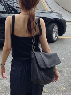 Fashion Flap Chain Shoulder Bag - rrdeye Loose Maxi Dress, Lantern Sleeve Dress, Black Maxi Dress