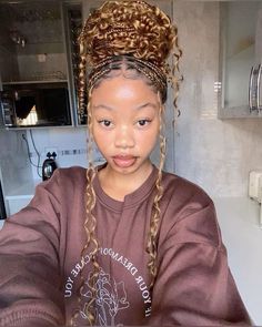 Perfect Nose, Braids Hairstyles Pictures, Braided Cornrow Hairstyles, Cute Box Braids Hairstyles, Quick Braided Hairstyles, Pelo Afro