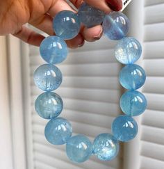 Material:Natural aquamarine beads size :Approx 17mm (Because it is measured manually, the size may vary, 0.5mm-1mm)and the size of each bead is exactly the same. If you mind, please do not buy it. Thank you for understanding   color:blue quantity: one strand  6mm approx 29 pcs one strands 7mm approx25 pcs one strands 8mm approx 22 pcs one strands 9mm approx 21pcs one strands 10mm approx 19 pcs one strands 11mm approx 18pcs one strands 12mm approx 16 pcs one strands 13mm approx 16 pcs one strands Aquamarine Gemstone Beaded Bracelets For Healing, Healing Aquamarine Gemstone Beaded Bracelets, Handmade Aquamarine Beaded Bracelets, Aquamarine Beaded Bracelets With Natural Stones, Beaded Aquamarine Bracelets With Natural Stones, Aquamarine Natural Stone Beaded Bracelets, Blue Aquamarine Bracelet For Gift, Blue Aquamarine Bracelets For Gift, Blue Aquamarine Bracelets As A Gift