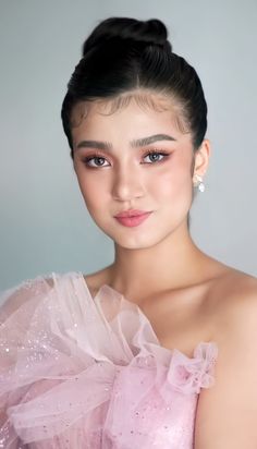 Debut Make Up Look Filipina, Light Make Up For Graduation Pictorial, Fresh Graduation Makeup Look, Makeup Looks For Debut, Make Up Ideas For Graduation Pictorial, Makeup For Debut, Filipiniana Make Up Look, Filipina Bride Makeup, Graduation Make Up Look For Filipina