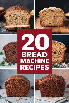 the top 20 bread machine recipes