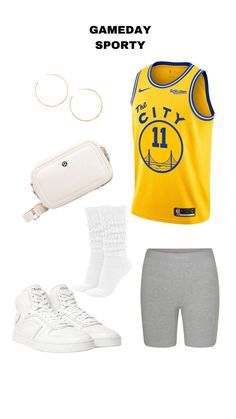 Warriors | Golden State | NBA Finals | Gameday Outfit | Gameday Inspiration | Gameday Inspo | Gameday Style | Gameday Looks | OOTD #OOTD #GameDayInspo #GameDayFashion #FashionInspiration #StyleInspo #OutfitIdeas #LookOfTheDay #GameDayStyle #FashionGoals #InstaFashion #GamedayOutfit #SportyStyle, #GameDayVibes #OutfitGoals #FashionInspiration #StreetStyle #TrendyOutfit #Fashionista #GameDayChic #OOTDInspiration #WarriorsSporty #WarriorsAthletic #GameDayAthlete #BasketballGear #GoldenStateSports Basketball Gear, Golden State Warriors, Golden State