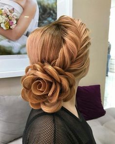 Wedding Hair Inspiration, Low Bun, Fancy Hairstyles, Hair Dos, Bride Hairstyles, Gorgeous Hair, Hair Designs