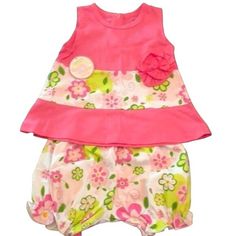 Bright Pink Stephan Baby Swirly Flower Collection Set For 6-12m Babies. The Set Includes A Sleeveless Top And Bloomers With Elastic Waist, Ruffle Legs, And Floral Design. Made From A Blend Of Cotton And Polyester. Brand: Stephan Baby Color: Bright Pink With Floral Design Size: 6-12 Months Style: Sleeveless Top, Bloomers With Elastic Waist And Ruffle Legs Material: Cotton And Polyester Playful Pink Bubble Romper For Spring, Pink Bubble Romper For Spring Playwear, Pink Bubble Romper For Playwear In Spring, Pink Floral Print Sleeveless Bubble Romper, Pink Floral Print Bubble Romper For Playtime, Pink Floral Print Bubble Romper For Summer, Playful Pink Floral Print Bubble Romper, Sleeveless Floral Print Bubble Romper, Pink Sleeveless Cotton Sets